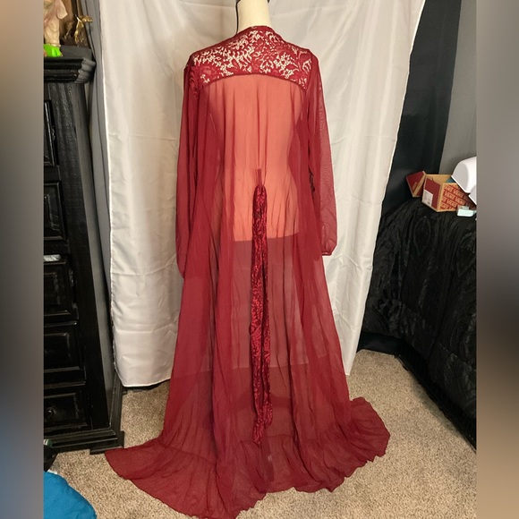 💸 Red Long kimono - Picture 8 of 13